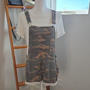 Venus Camouflage Overalls with White Tee